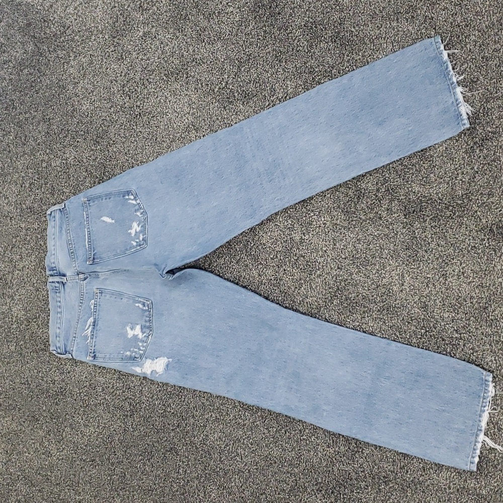 Premium Denim!! 90s mid-rise loose fit Agolde light/medium wash. Size 26 - Picture 3 of 3